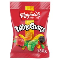 Maynards Wine Gums 130g Bag - Best Before: 18.07.25